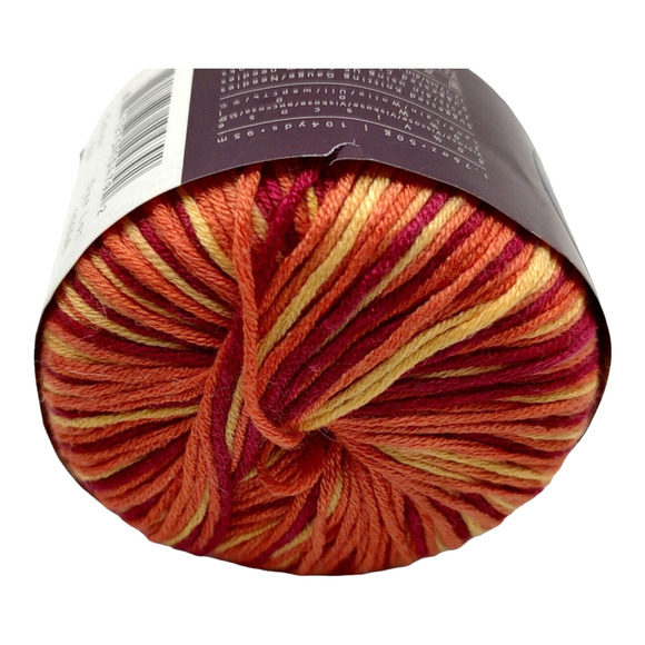 1 Skein Ella Rae Cozy Bamboo Yarn Candy Corn #107 (50g, 104 yds, 95 m) 3 Light - Picture 2 of 5